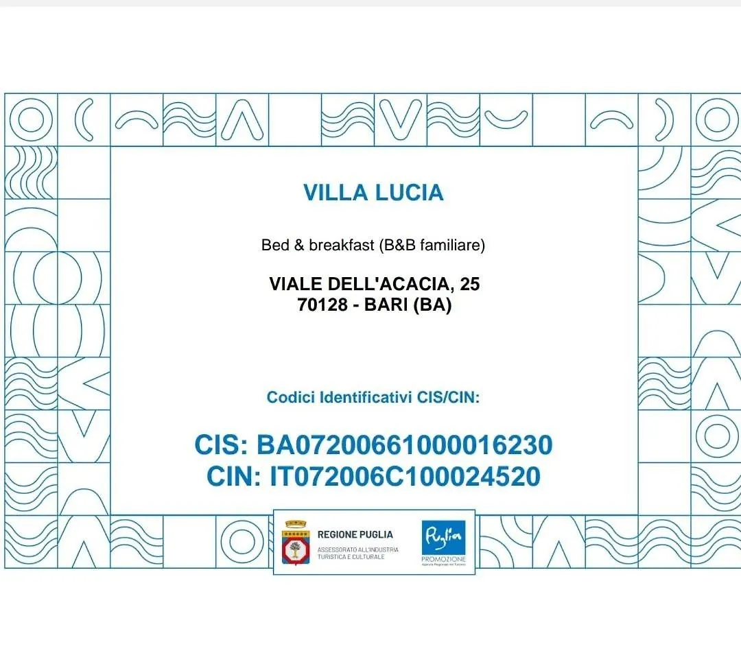 Bnb Villa Lucia Bari 2*,